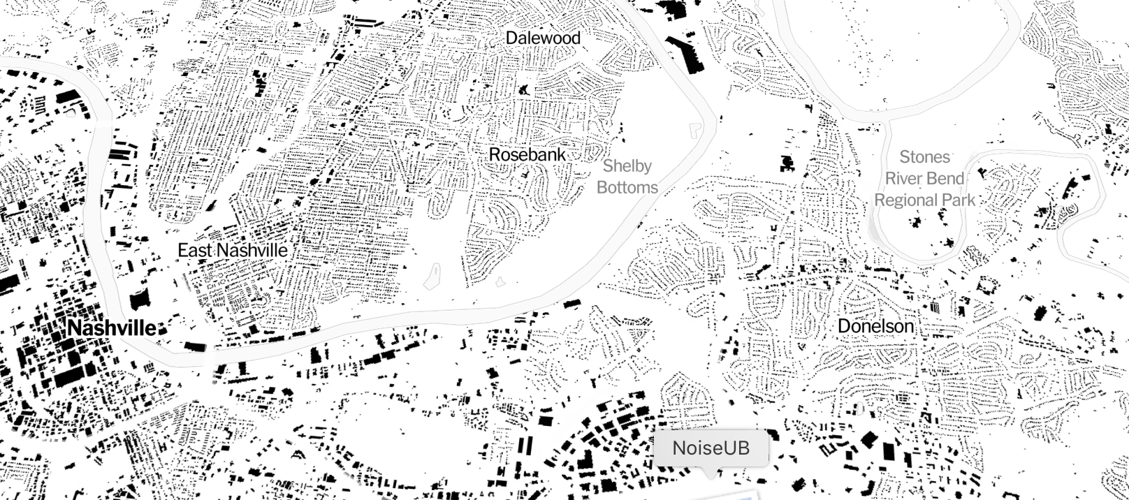 Every Building in America, Mapped by the New York Times